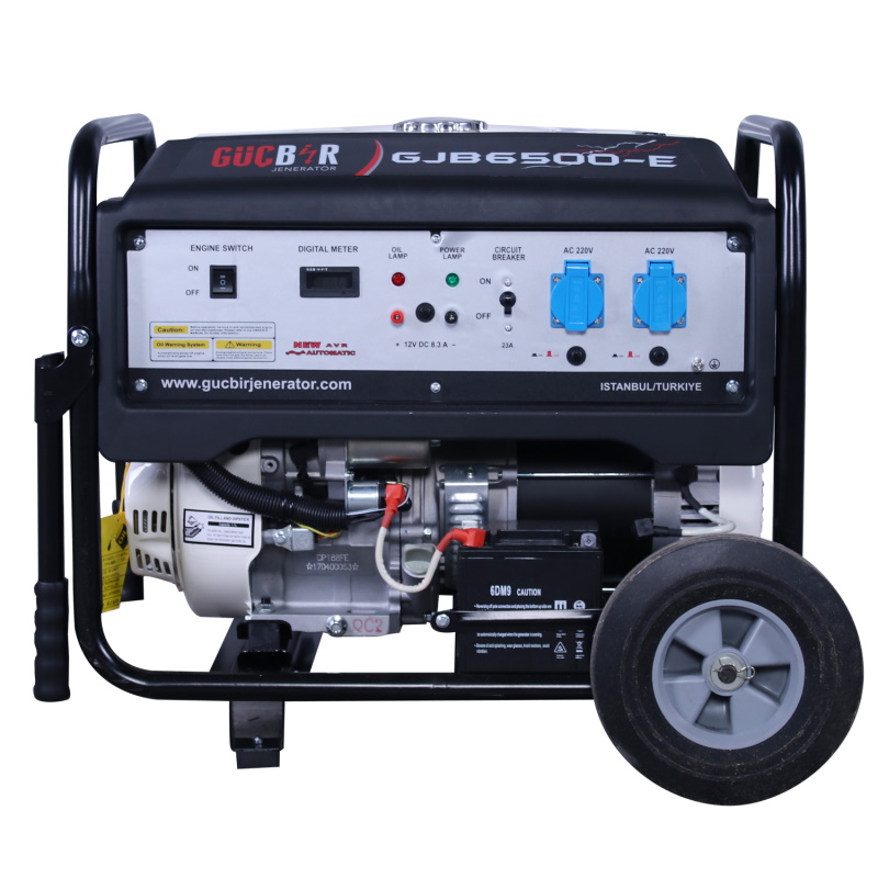 Генератор бензиновий GUCBIR 1 фаза (220В), 5кВт, (GJB6500-E)